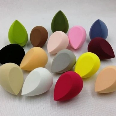 Edge Cutted Makeup Sponge with Half Silicone and Half Latex-Free