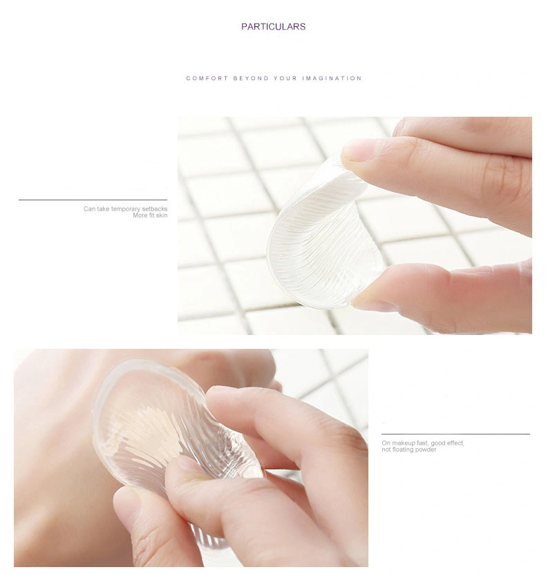 Multi Colors Make up Sponge Transparent Silicone Powder Puff Private Label Beauty Face Silicone Makeup Sponge