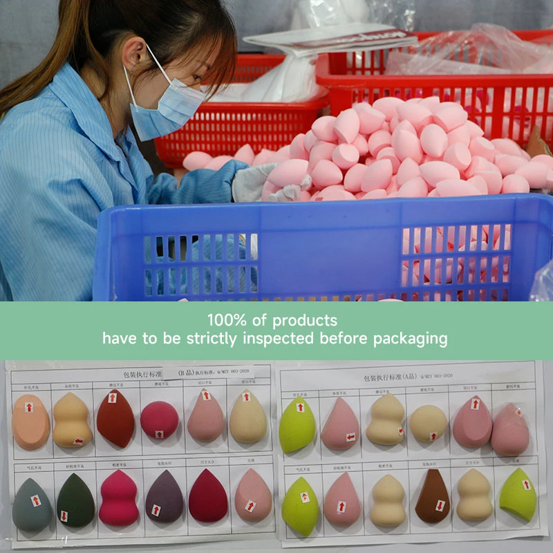 Best Selling Amazon Biodegradable Make up Foam Beauty Powder Puff Makeup Sponge Blender