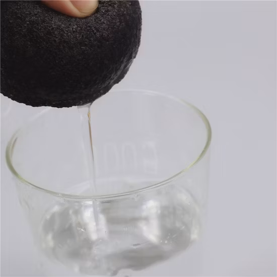 Éponge Konjac de nettoyage du visage au charbon de bambou, en forme de fleur à trois pétales, nettoyage en profondeur