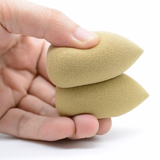 Éponge de maquillage végétalienne biodégradable, nouvel arrivage, plante jetable de marque privée en noix de coco