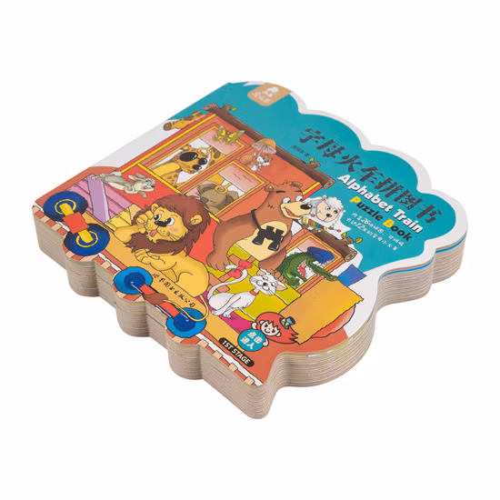 Livre d'impression de papier couleur fantaisie personnalisé, ensemble de livres cadeaux pour enfants